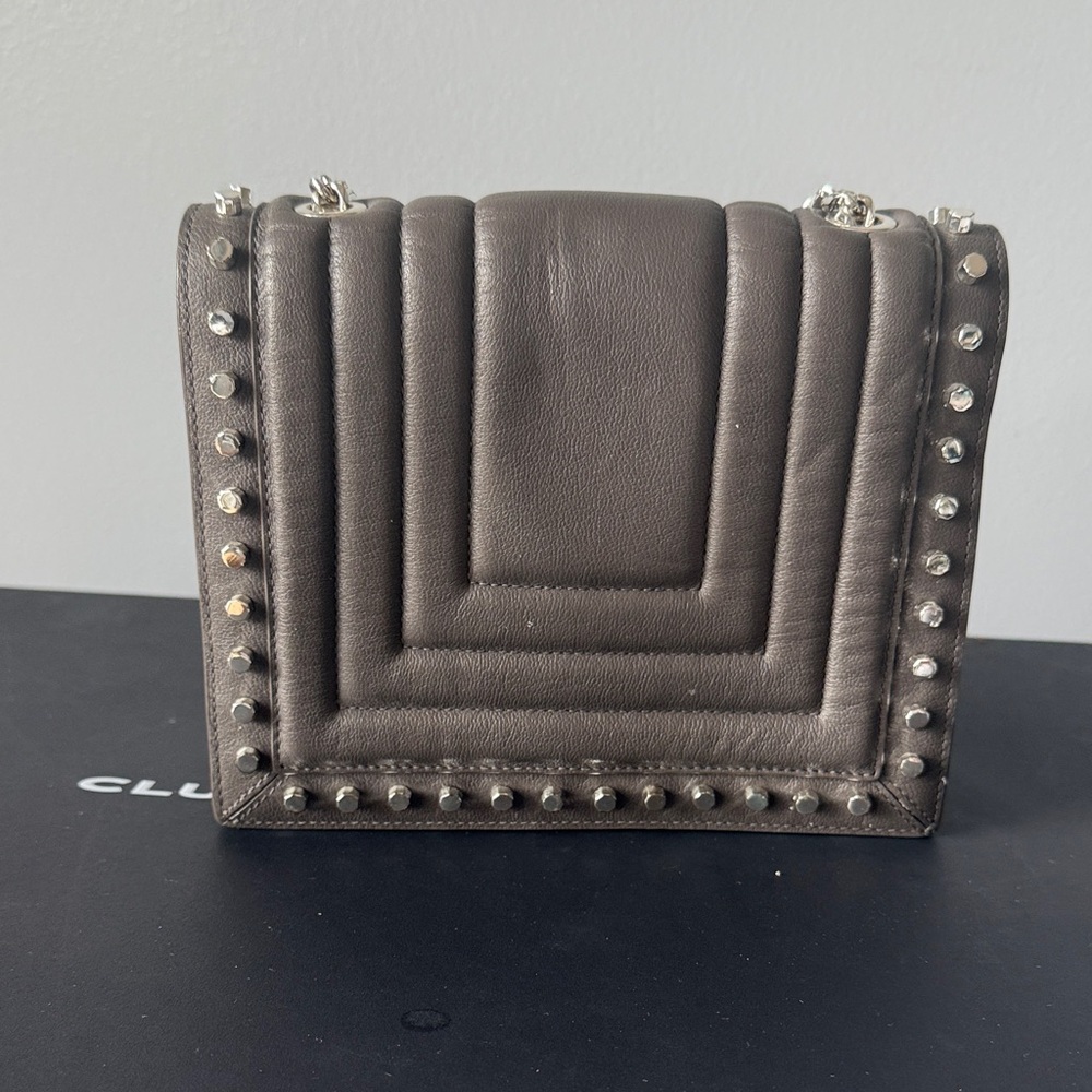 Studded Leather Crossbody Bag